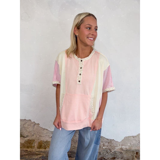 Blush Society Blouse