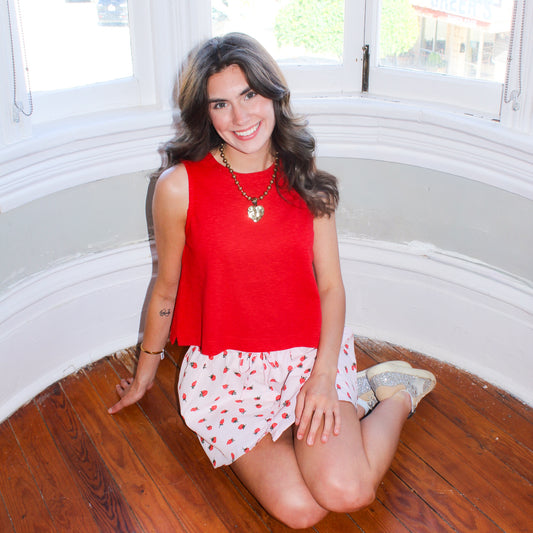 Scarlet Siren Crop