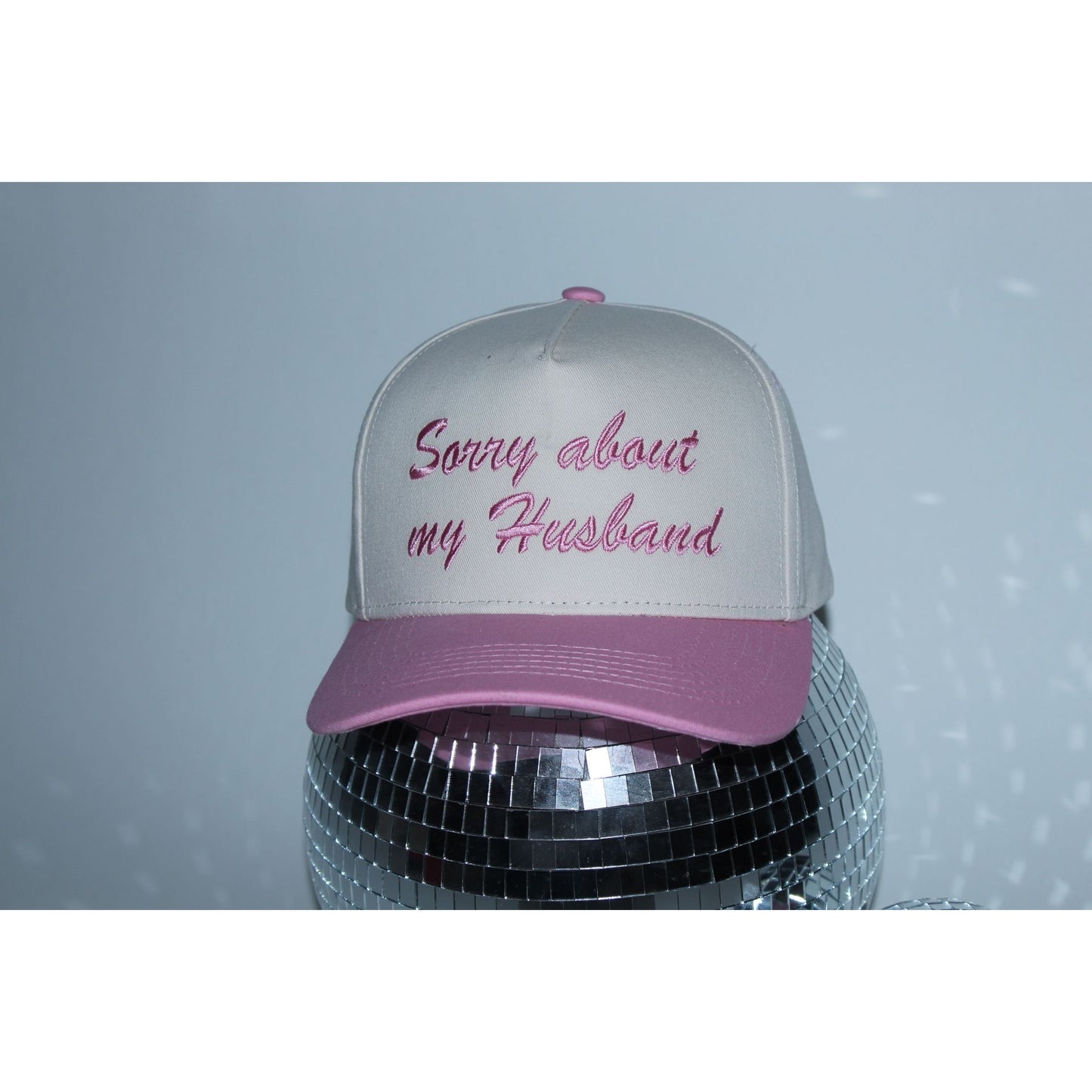 Sorry About My Husband Fabric Hat