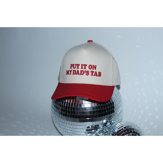 Put It On My Dads Tab Fabric Hat