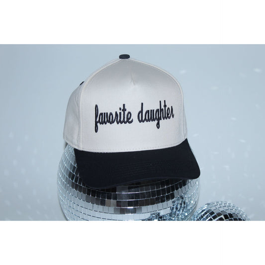 Black Favorite Daughter Fabric Hat