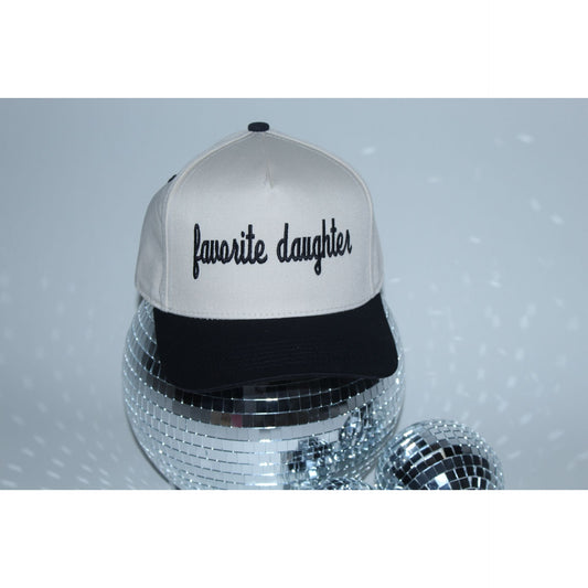 Black Favorite Daughter Fabric Hat