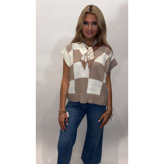 Coffee & Cream Vest