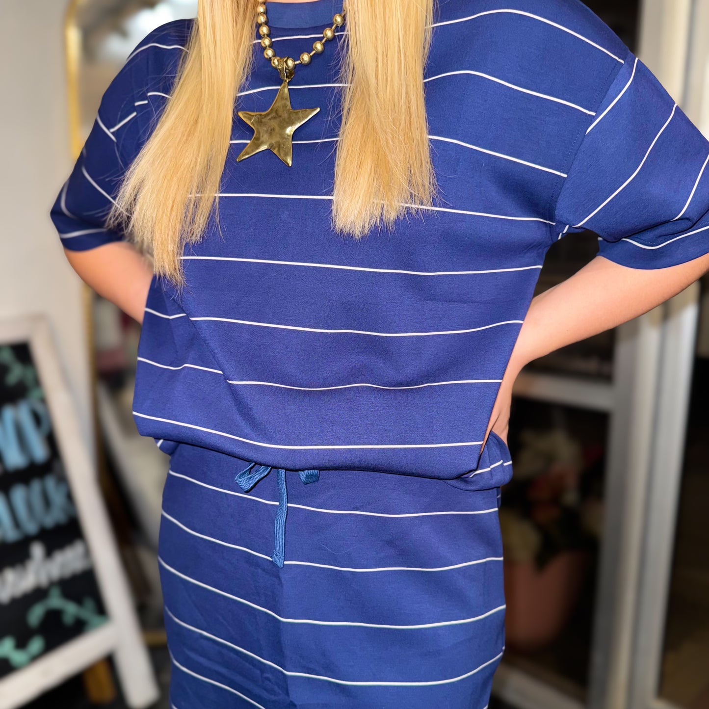 Navy Breeze Two-Piece