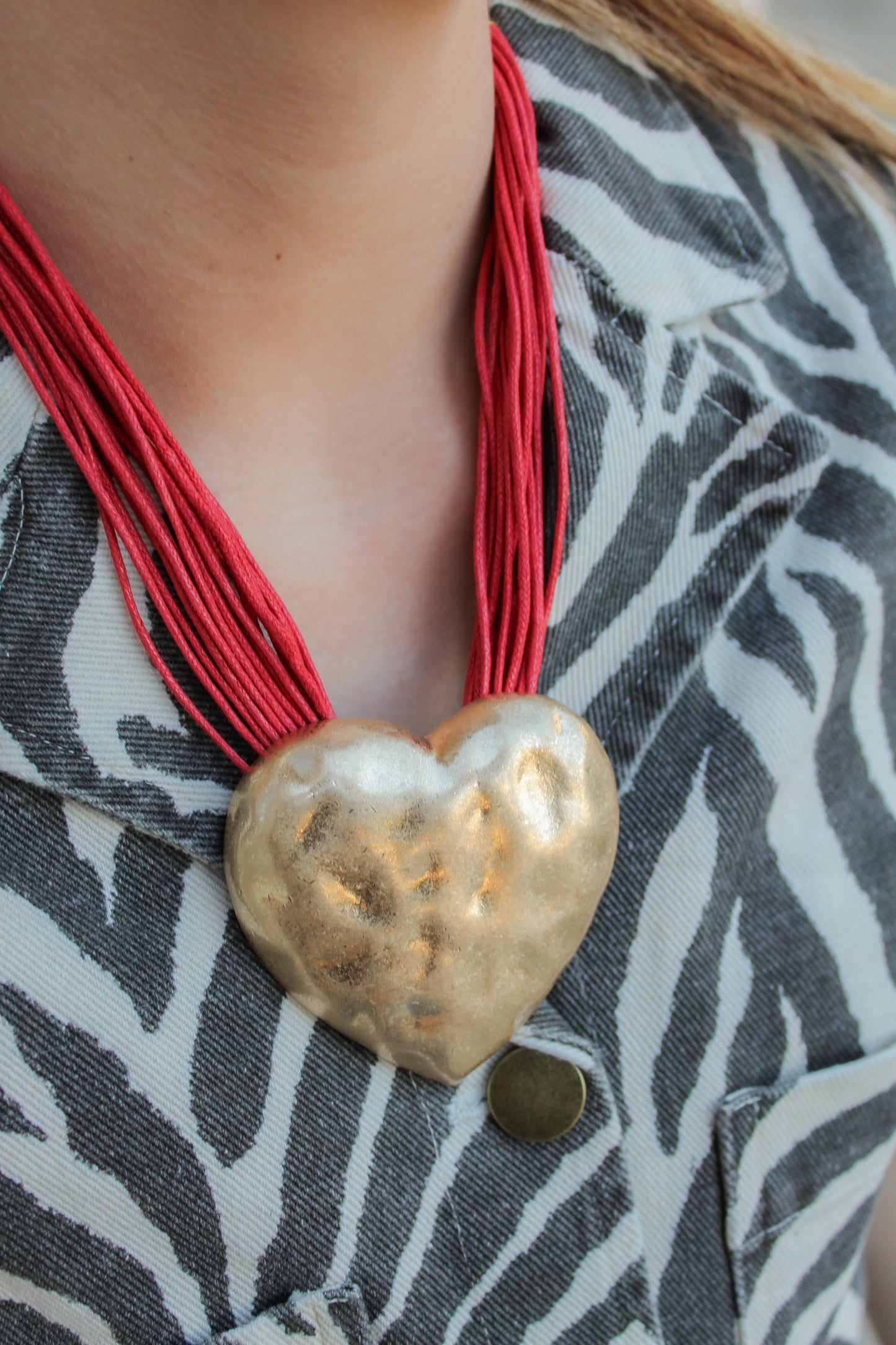 Heart On Fire Necklace