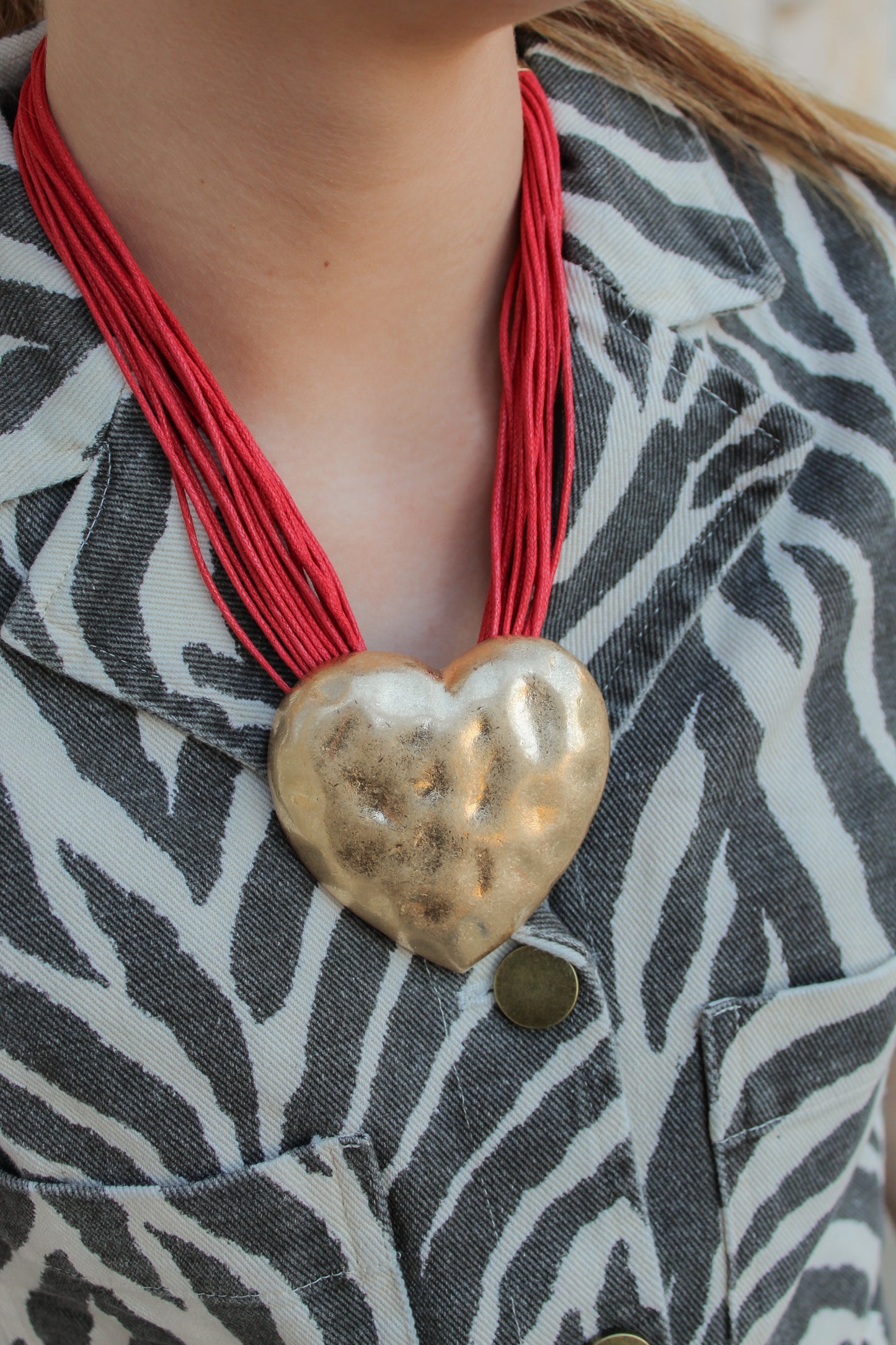 Heart On Fire Necklace