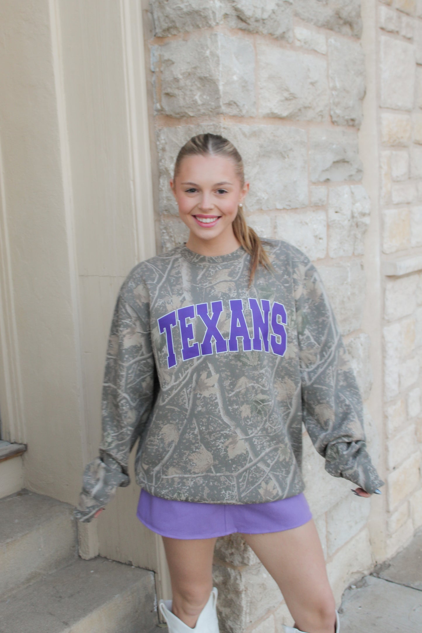 Texans Camo Sweatshirt