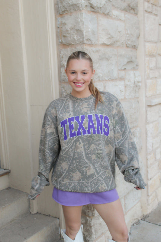 Texans Camo Sweatshirt