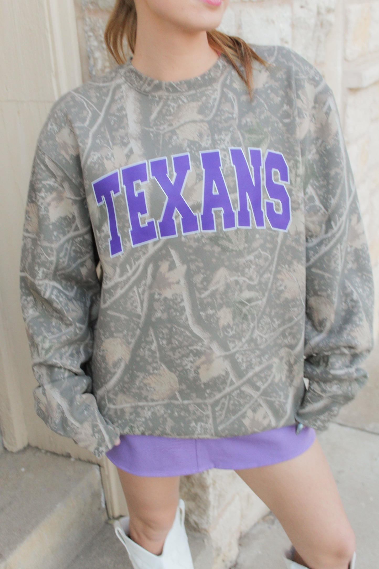 Texans Camo Sweatshirt