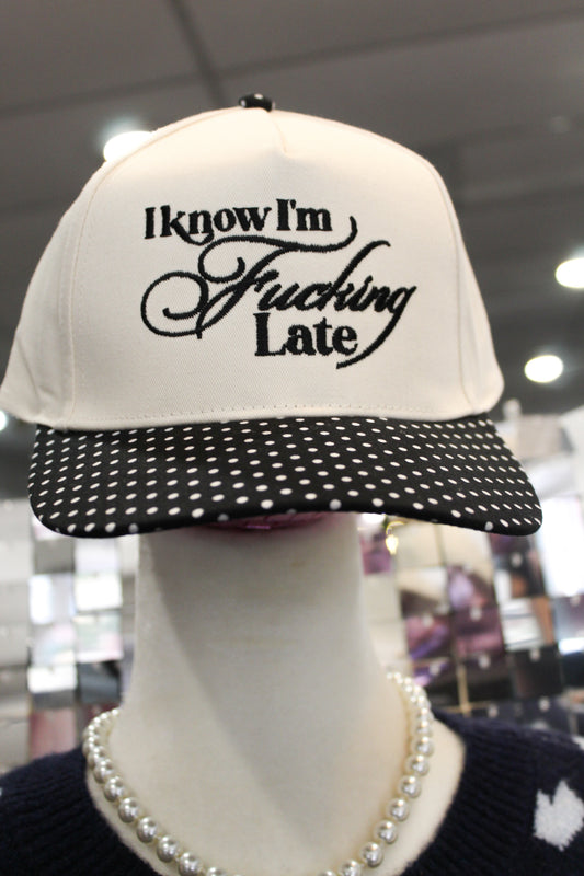 I know I’m late Fabric Hat