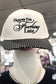 I know I’m late Fabric Hat