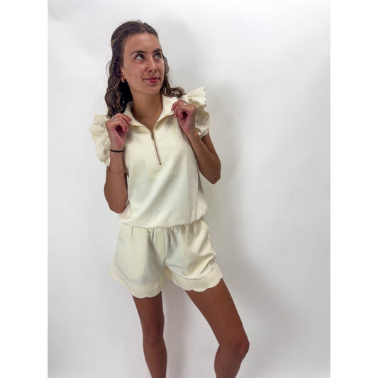 Vanilla Sugar Scalloped Set